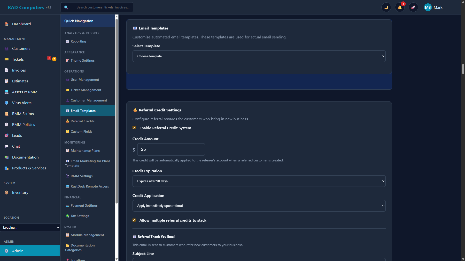 Email Templates - Dark Mode