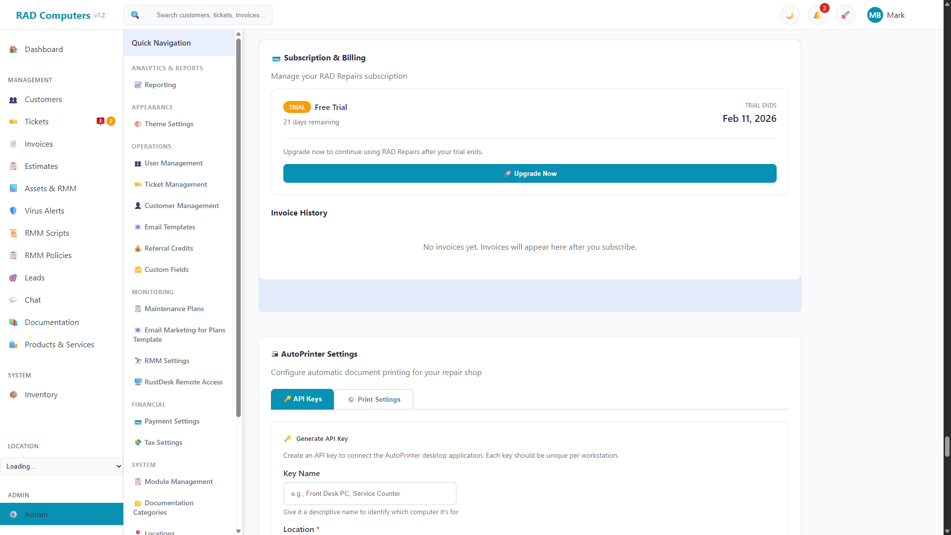 Subscription & Billing - Light Mode