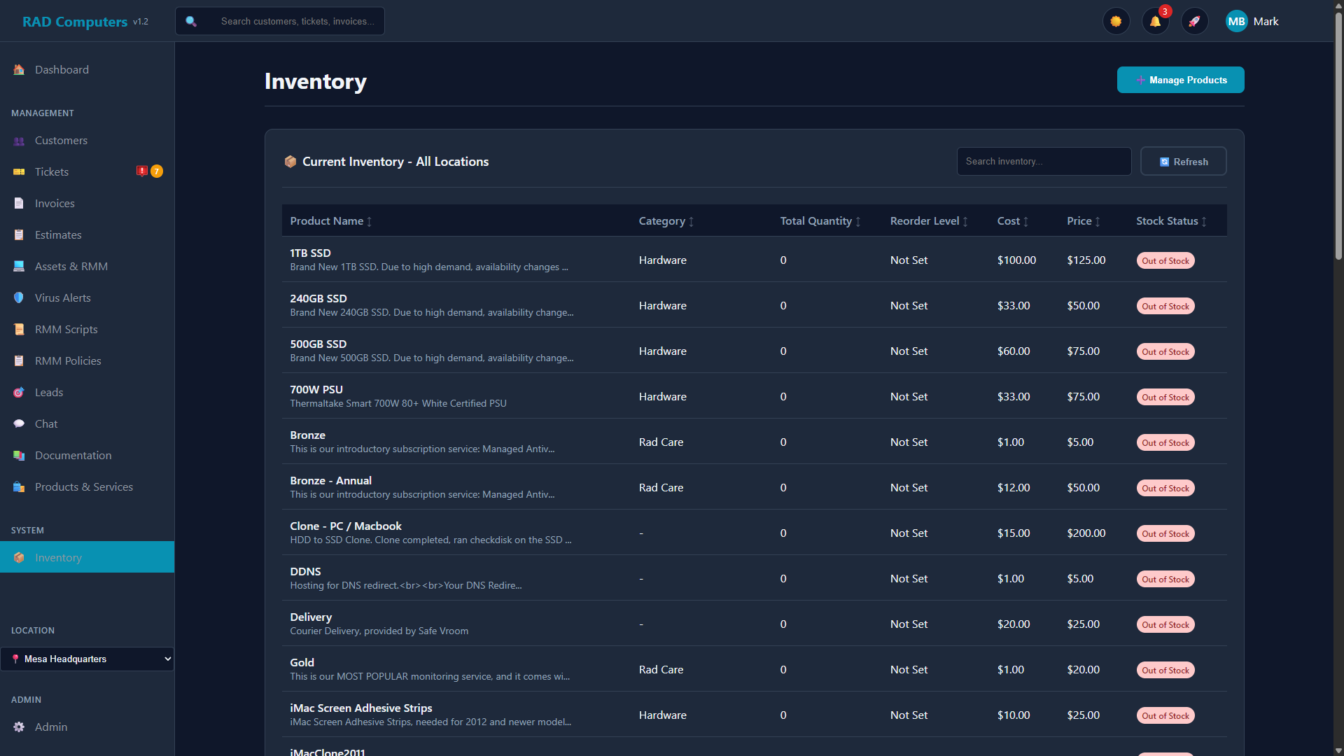 Inventory Management
